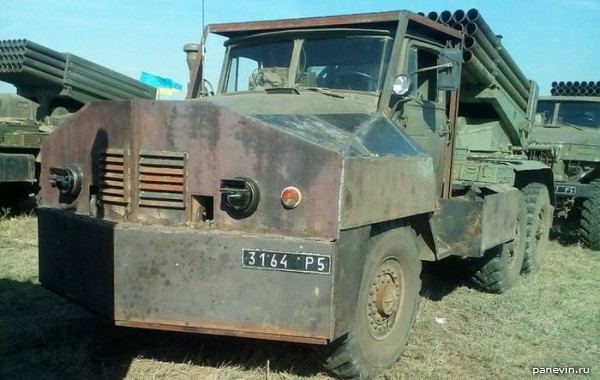 Бронированный Урал с РСЗО