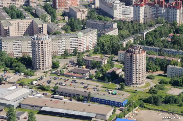 2 houses in style of brutalism