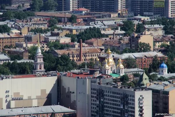 Domes of the Krestovozdvizhensky cathedral