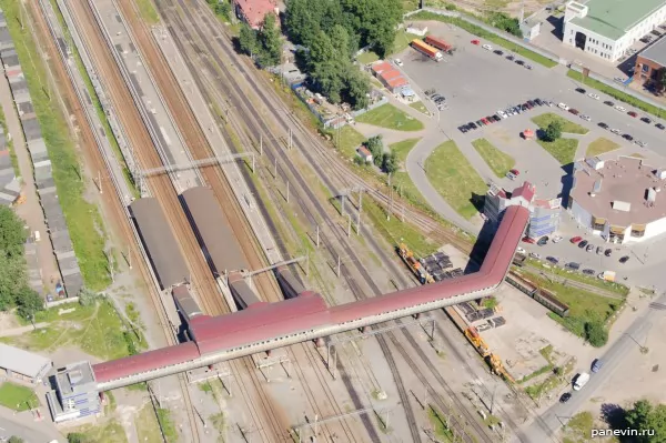 Pedestrian crossing over rail ways