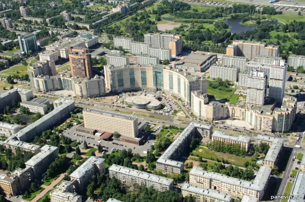 Chernyshevsky's Square, hotel «Russia»