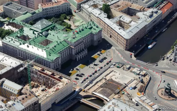 Blue bridge, Mariinsky palace