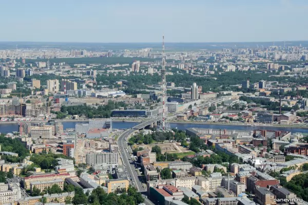 Television tower of the St.-Petersburg television centre