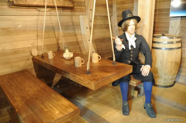 Wax figure of the sailor in the form of the Dutch seaman