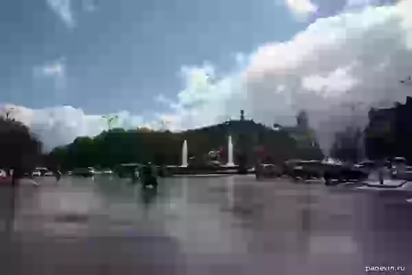 Sibeles Square and a fountain