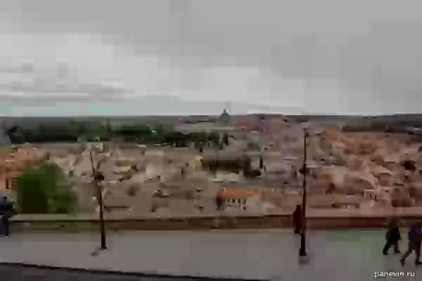 View to Toledo from an old city