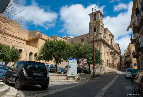 Church, Corleone, Via Roma