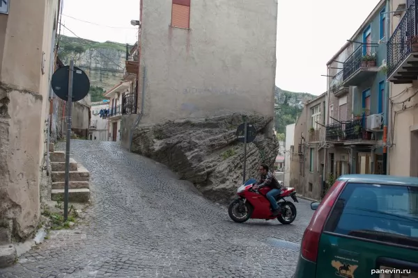 House growing directly from a rock