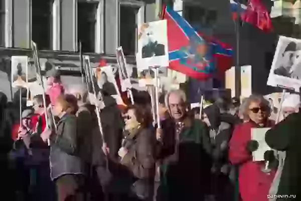 Procession of the «Immortal regiment»