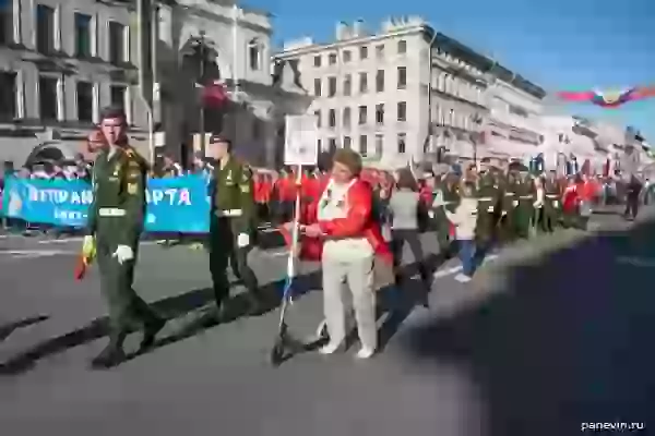  Old woman on a skateboard