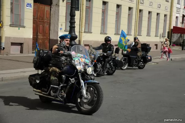 Commando on motorcycles