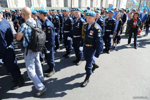 Column of cadets