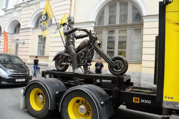 Bike — installation from metal