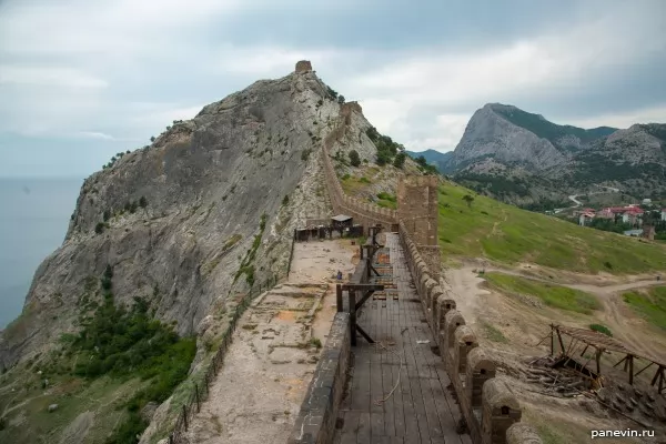 Fortress fortification in the Sudak