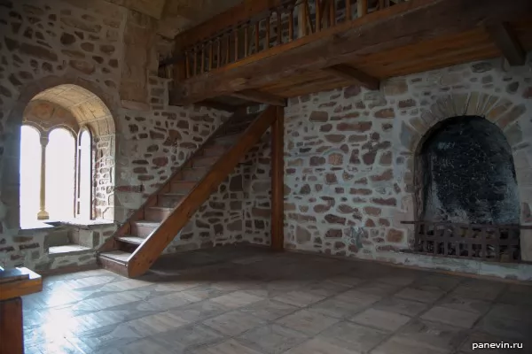 Internal furniture of a serf tower