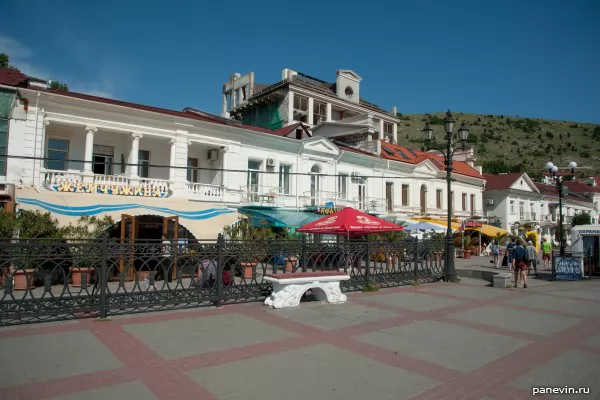 Small houses on quay