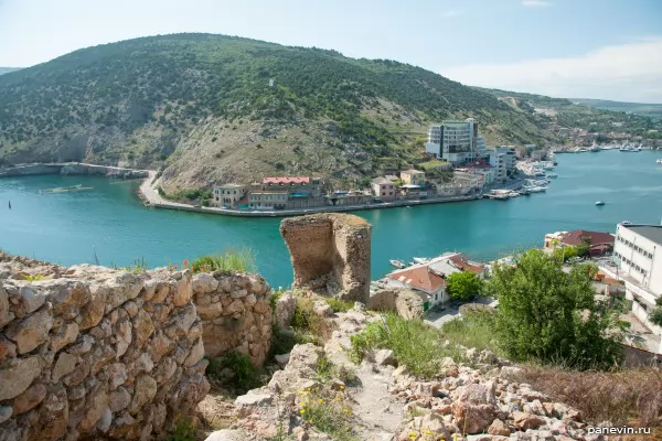 View on Balaklava a bay