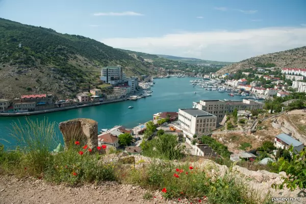 View on Balaklava a bay