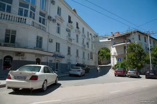 Arch between houses