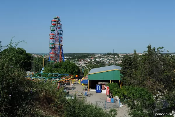 View to Sevastopol and a big wheel