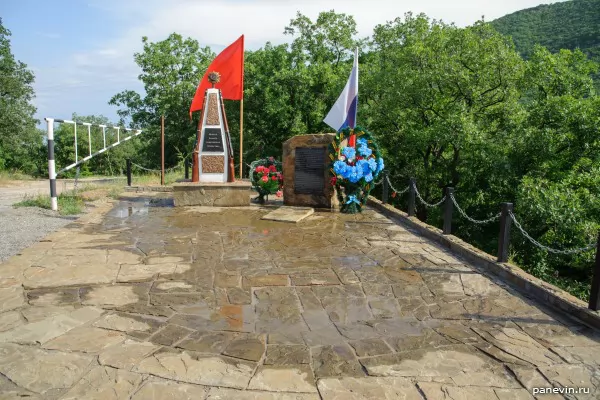Monument to warriors of the Sudak landing