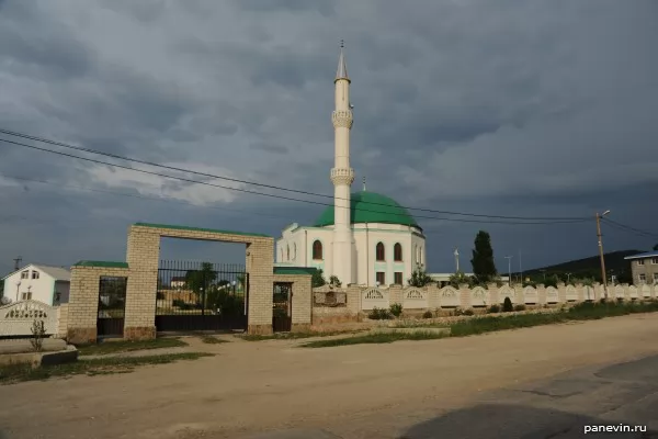 Mosque with minaret