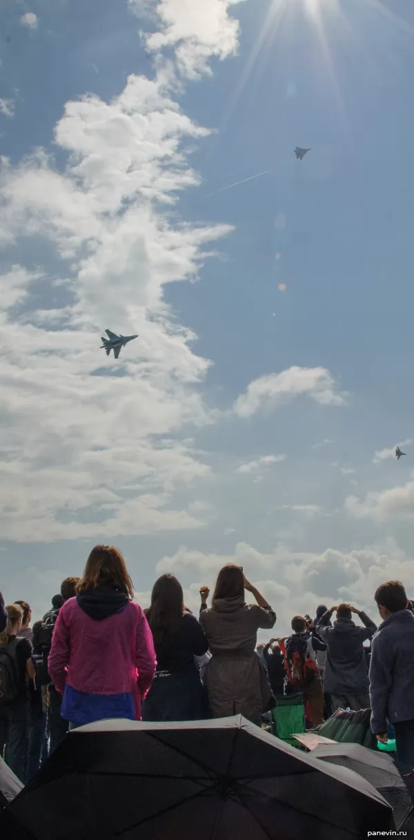 Pair of Su-35 and PAK FA