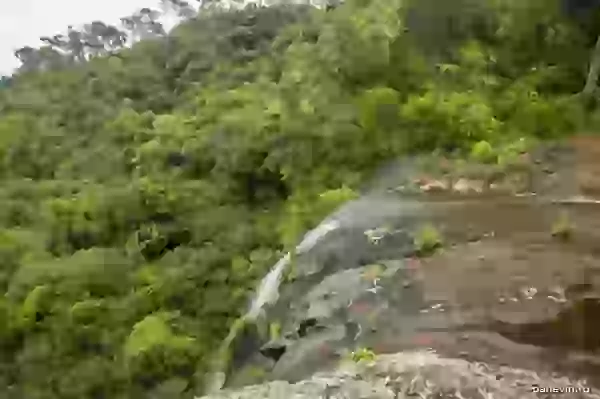 Above falls
