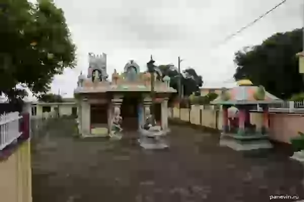 Court yard of a Hindu temple