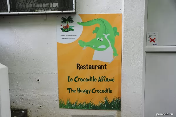 Restaurant the «Hungry crocodile»