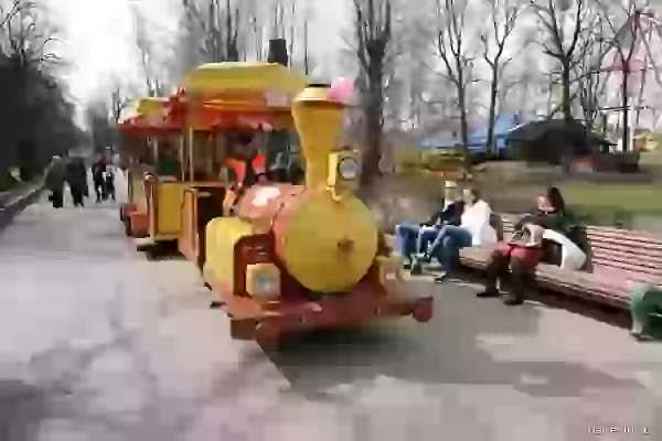 Children train