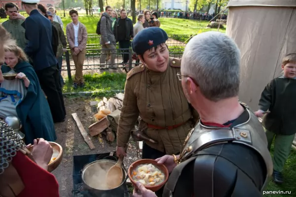 В лагере римлян