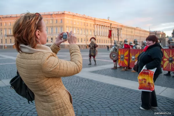 Фото с римскими легионерами