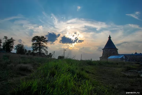 wer of Solovetsky Kremlin on a decline