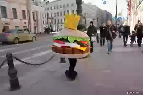 Street promoter the Burger King
