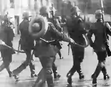 Немецкая пехота на параде