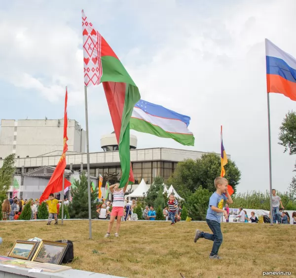 Flags of the countries-participants