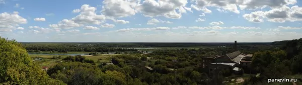 Panorama from the castle in Ramon