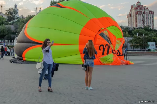 Selfie with a balloon