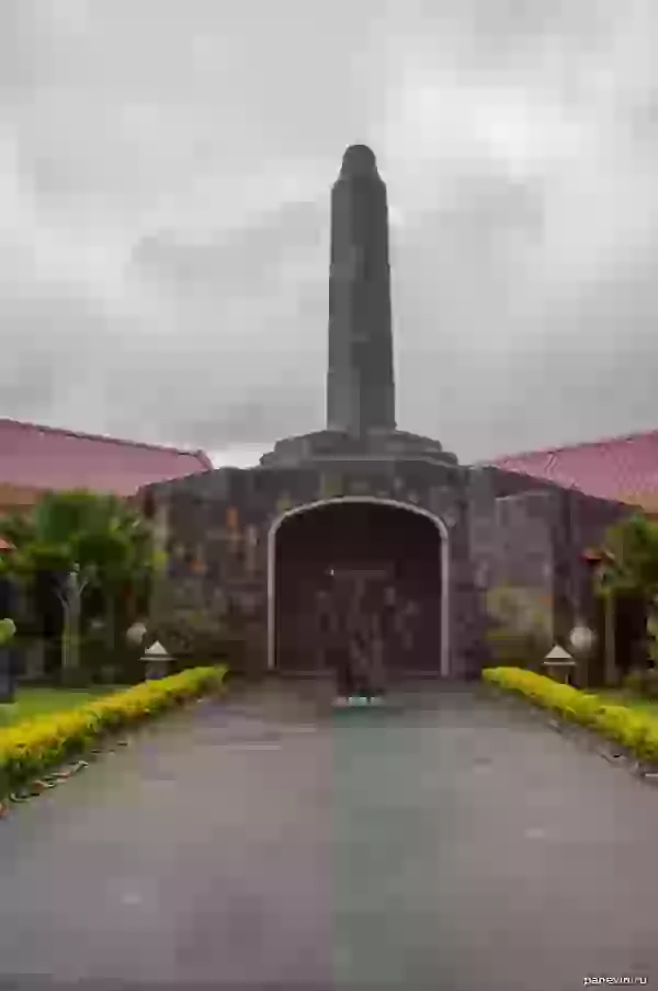 Fountain. An internal court yard of factory Shamarel