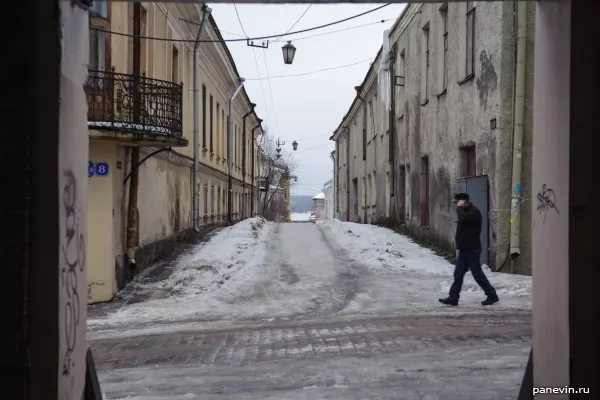 Small street of an old city