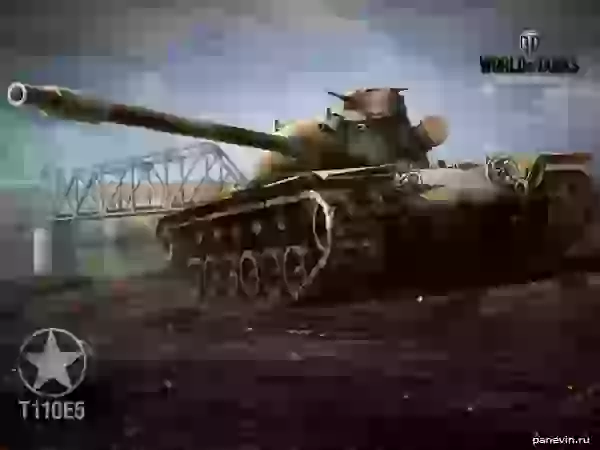 Экспериментальный танк T110Е5 из онлайн-игры World of Tanks