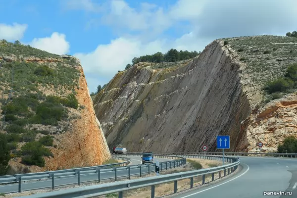 Road through rocks