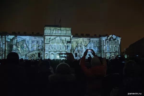 Mariinsky palace, light festival