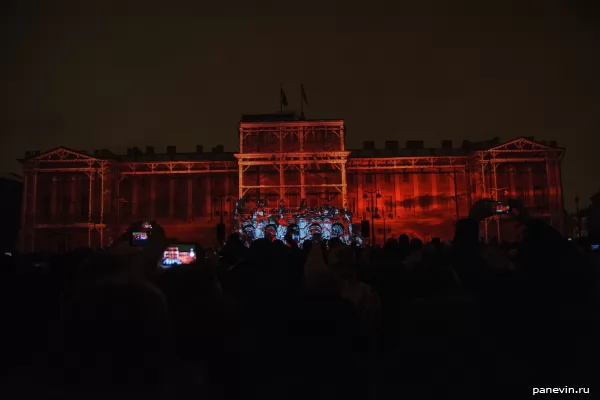 Mariinsky palace, light festival