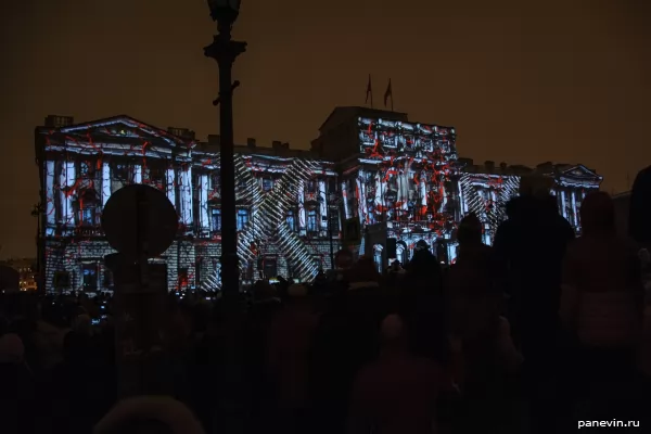 Mariinsky palace, light festival