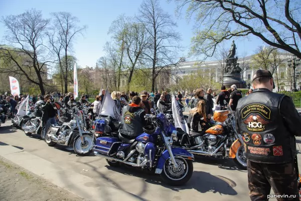 Bikes on Ostrovskogo Square