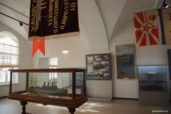 Экспозиция истории крейсера I ранга «Аврора»