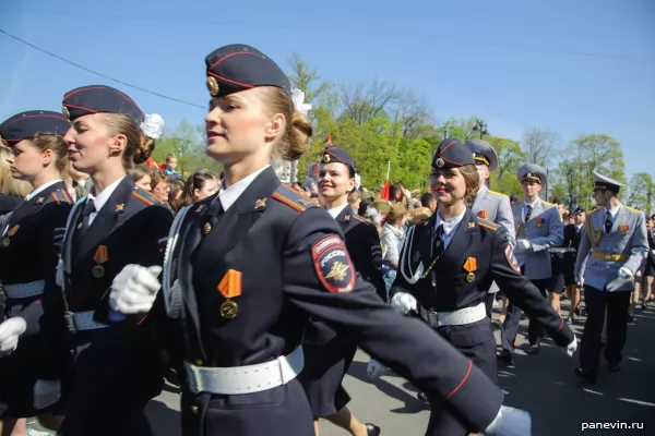 Girls-policemen