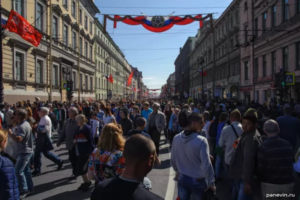 Celebratory Nevsky prospectus